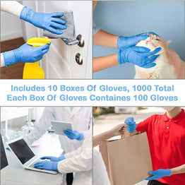 Roscoe Medical Lifeguard Powder-Free Nitrile Soft Gloves