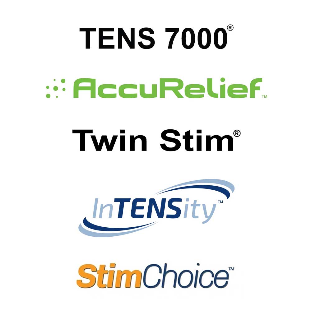 Various TENS brand logos