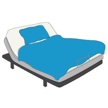 A cartoon reclining bed