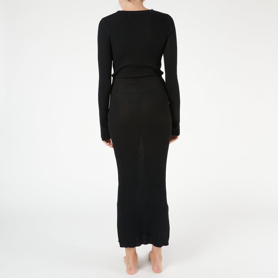 sir celena draped midi dress