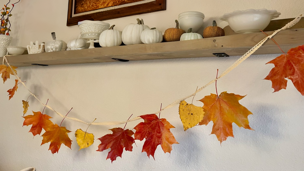 DIY Leaf Garland