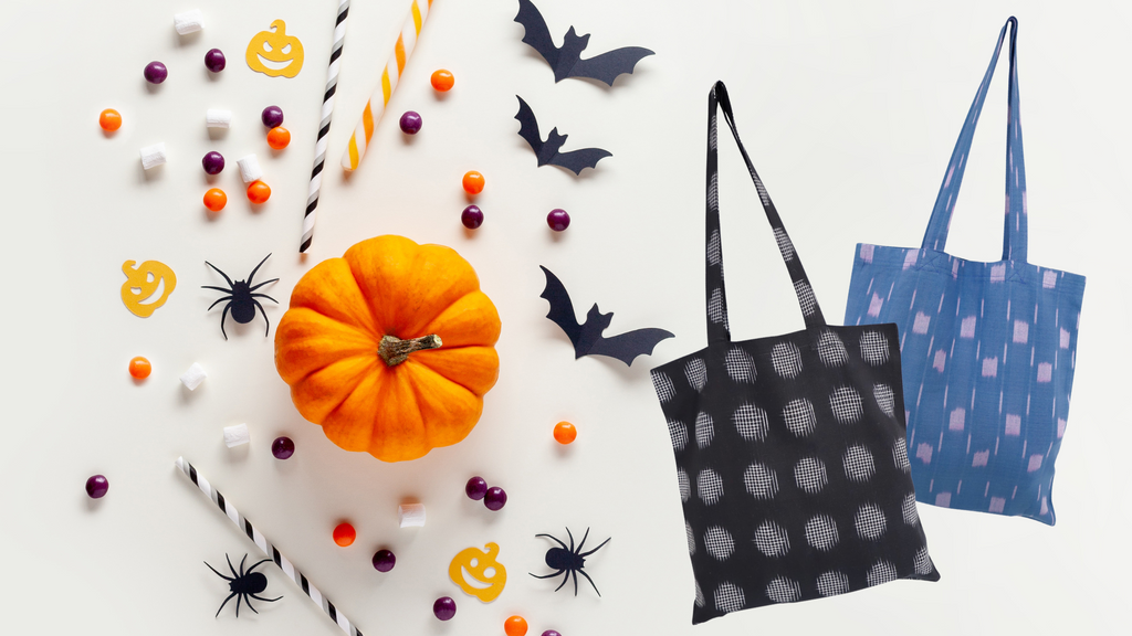 Tote bags for an eco-friendly Halloween