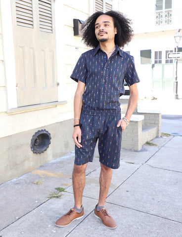 Men's Badru Button Down and Shorts
