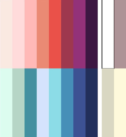 Spring 2014 color palette for Passion Lilie.