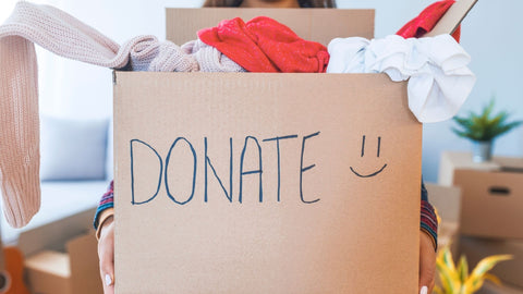 Donate clothes box