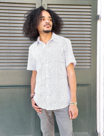 Honeycomb Men's Button Down