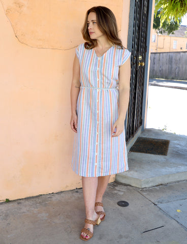 Maurepas Button Dress