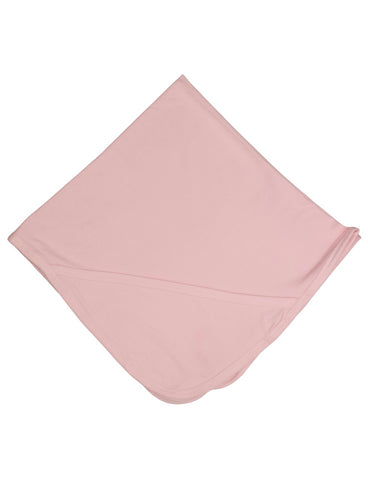 Soft and stretchy pink swaddle blanket