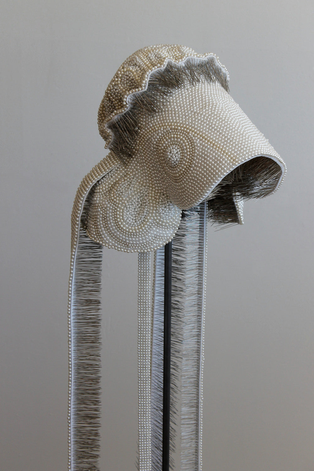 Seer Bonnet made with pins