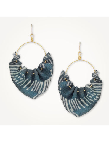 No waste earrings handmade in New Orleans by designer Beatrix Bell