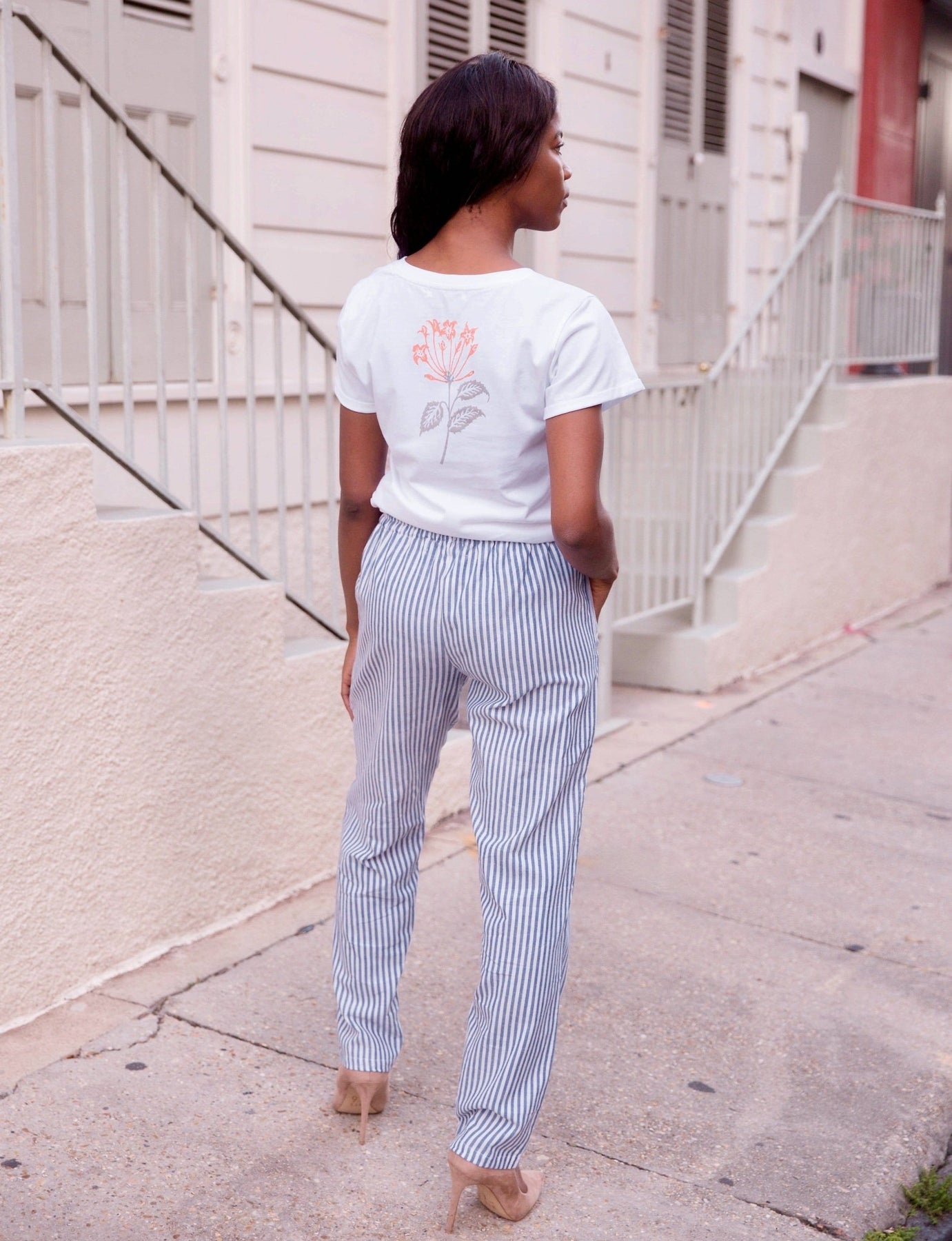 Pinstripe Pants, Fair Trade Cotton Pants