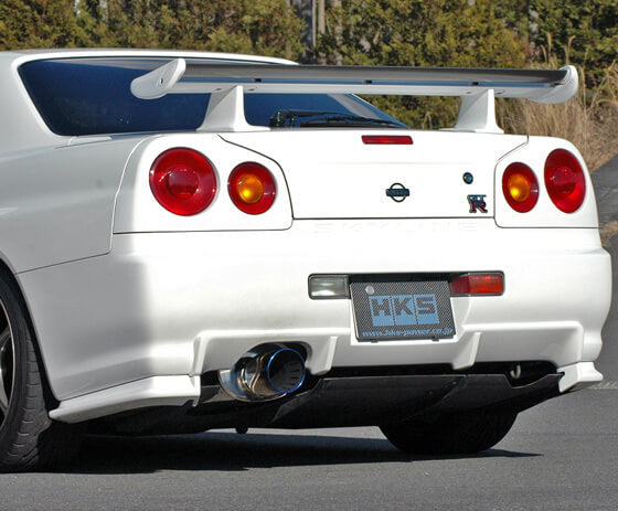 Hks Super Turbo Muffler Exhaust System For Nissan Skyline Gt R R32 R33 Induction Performance