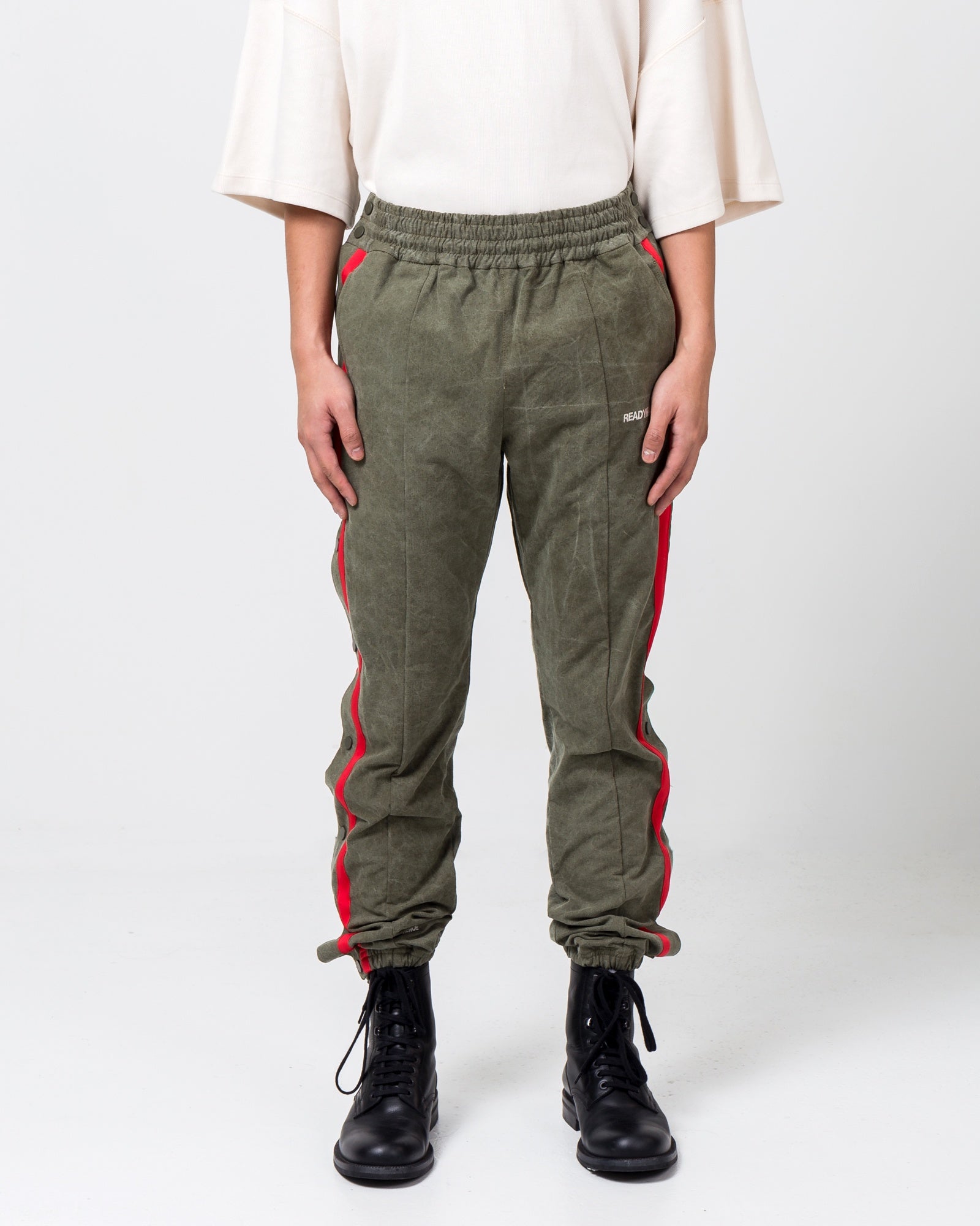 爆安爆安READY MADE Side Snap Track Pants ワークパンツ | purcellcom.com