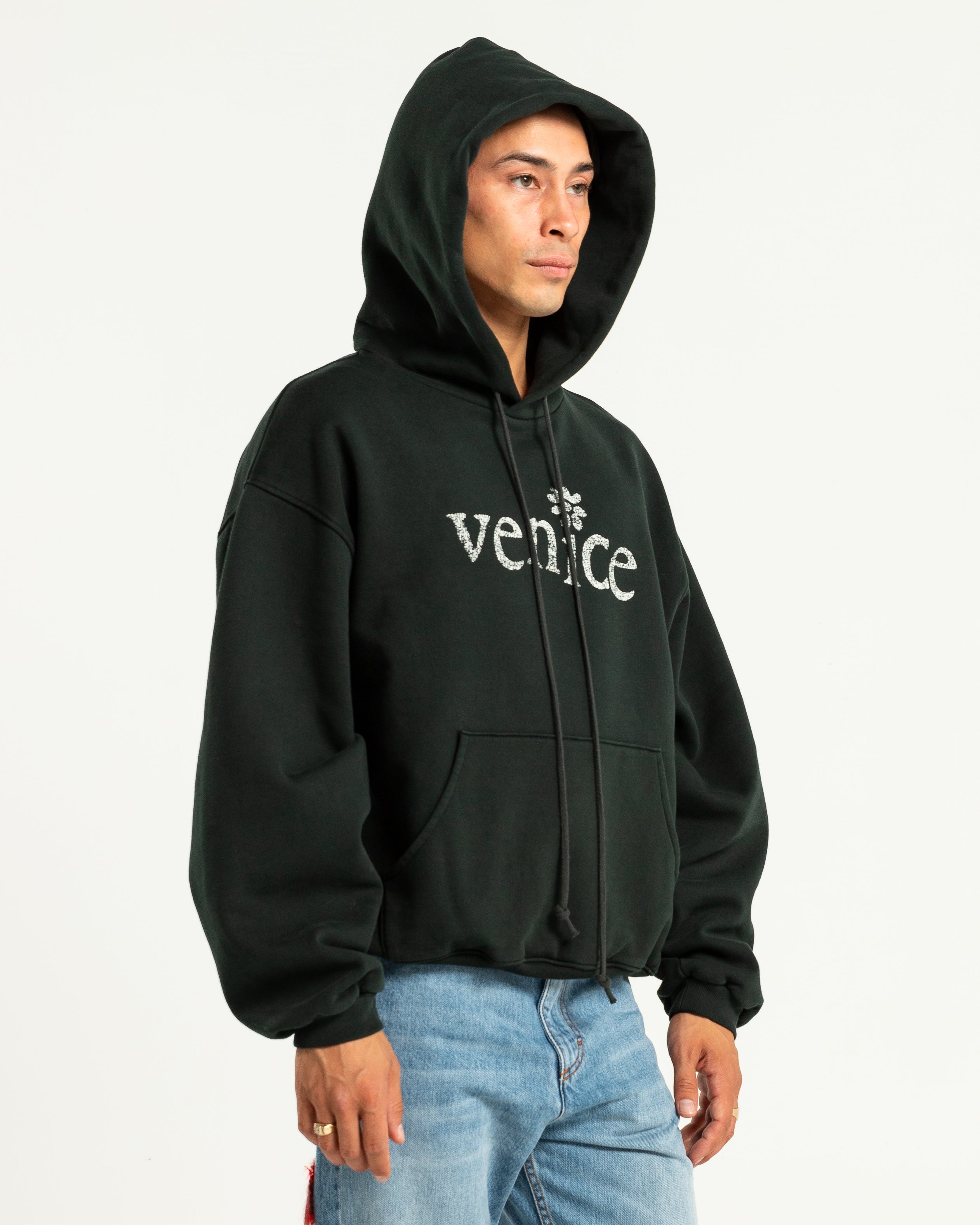 ファッションERL VENICE BE NICE VINTAGE HOODIE