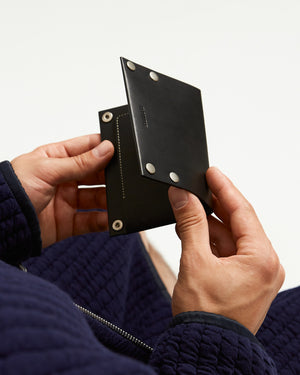 Folded Card Holder Studs in Black