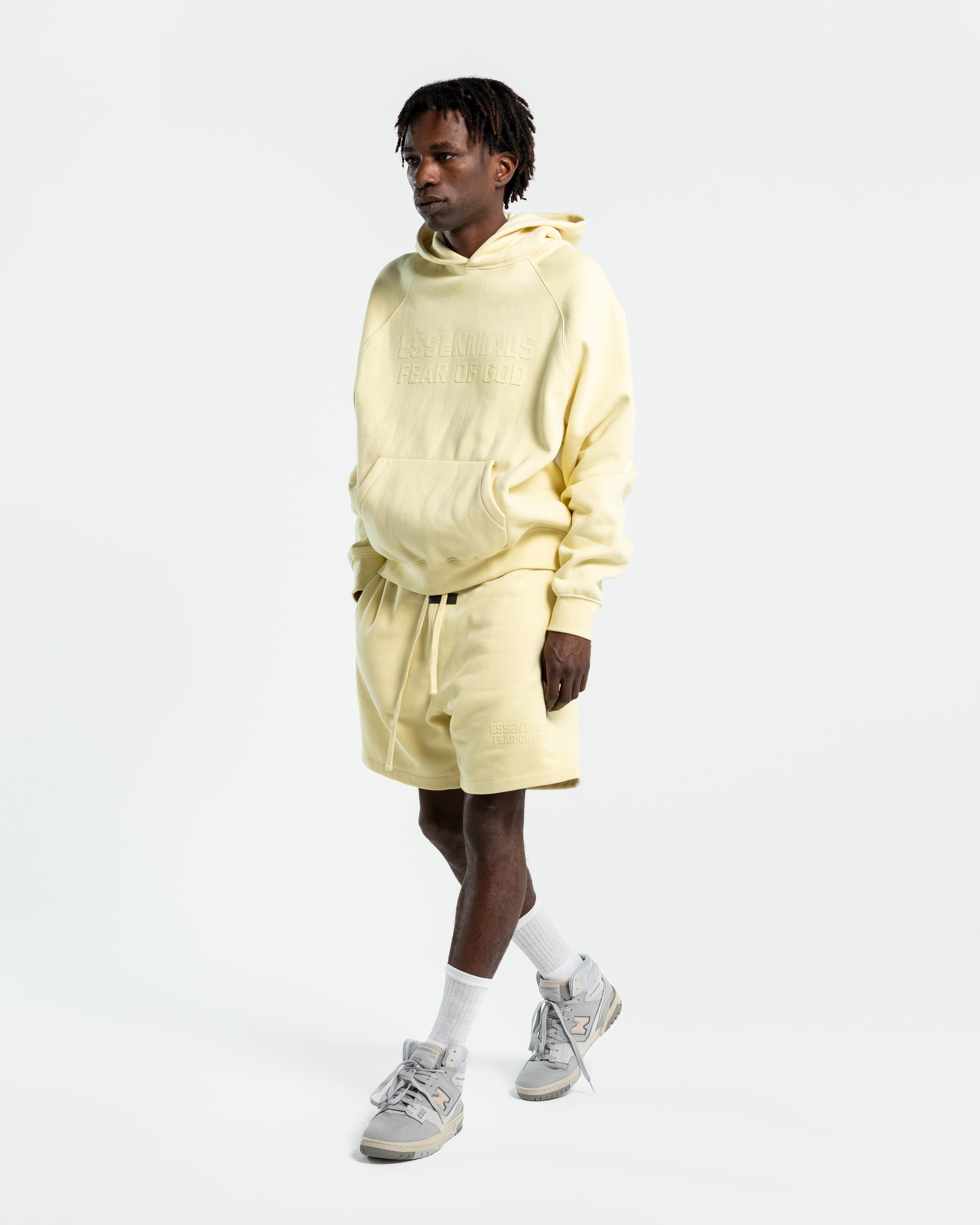 essentials hoodie canary