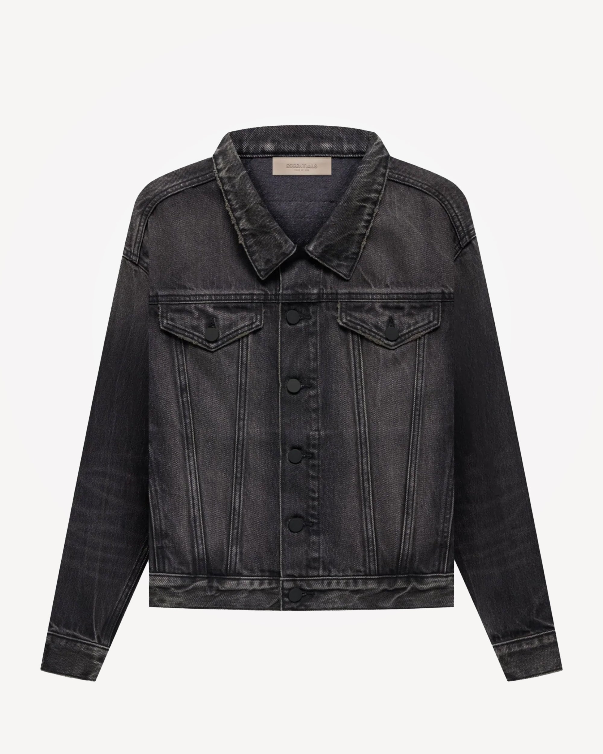 Kids' Denim Jacket in Black