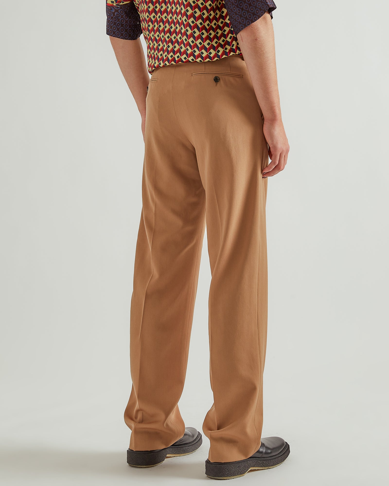 Dries Van Noten Pinnet Pants in Camel