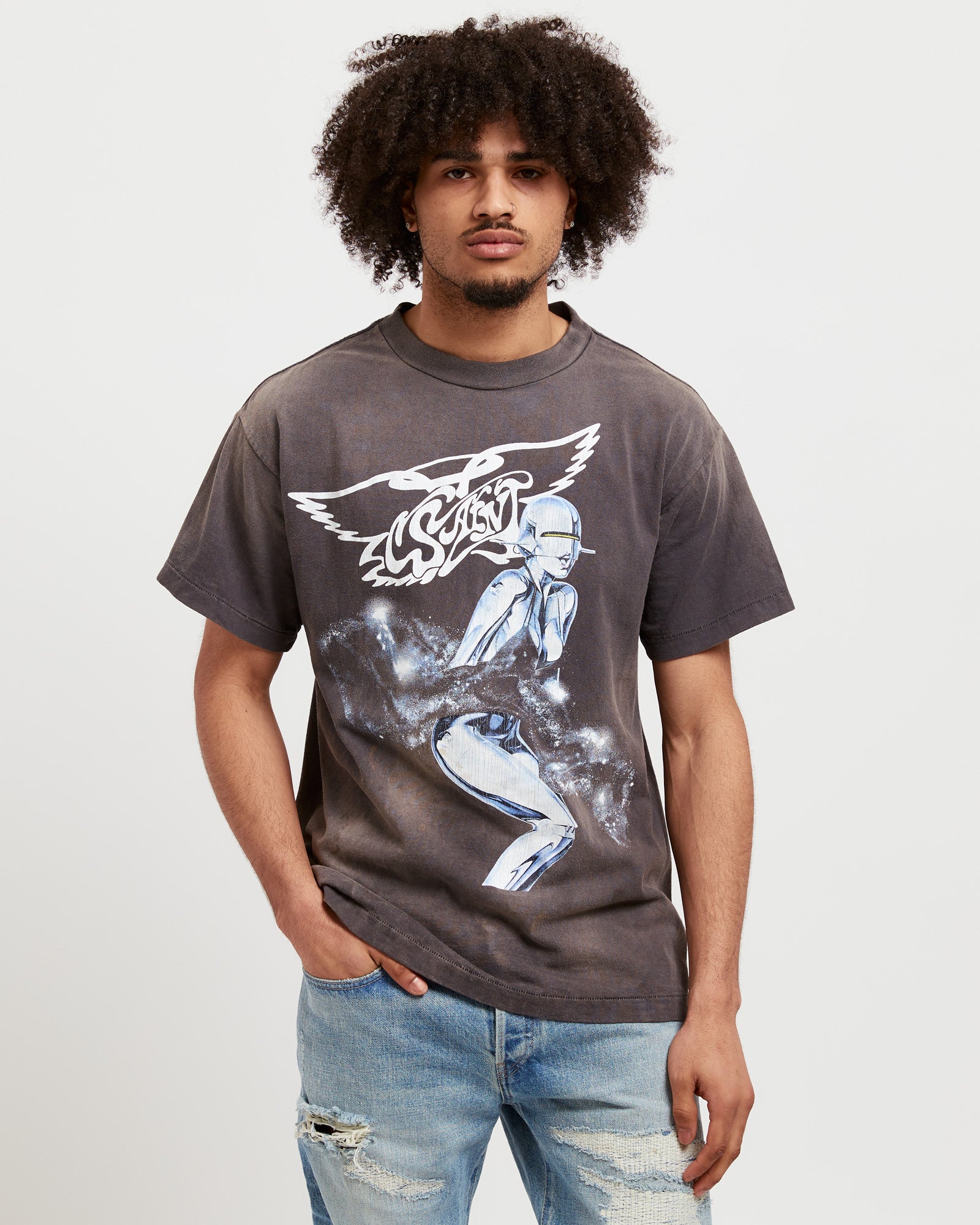 SAINT MICHAEL SS TEE SORAYAMA 空山基Tシャツ | www.fleettracktz.com