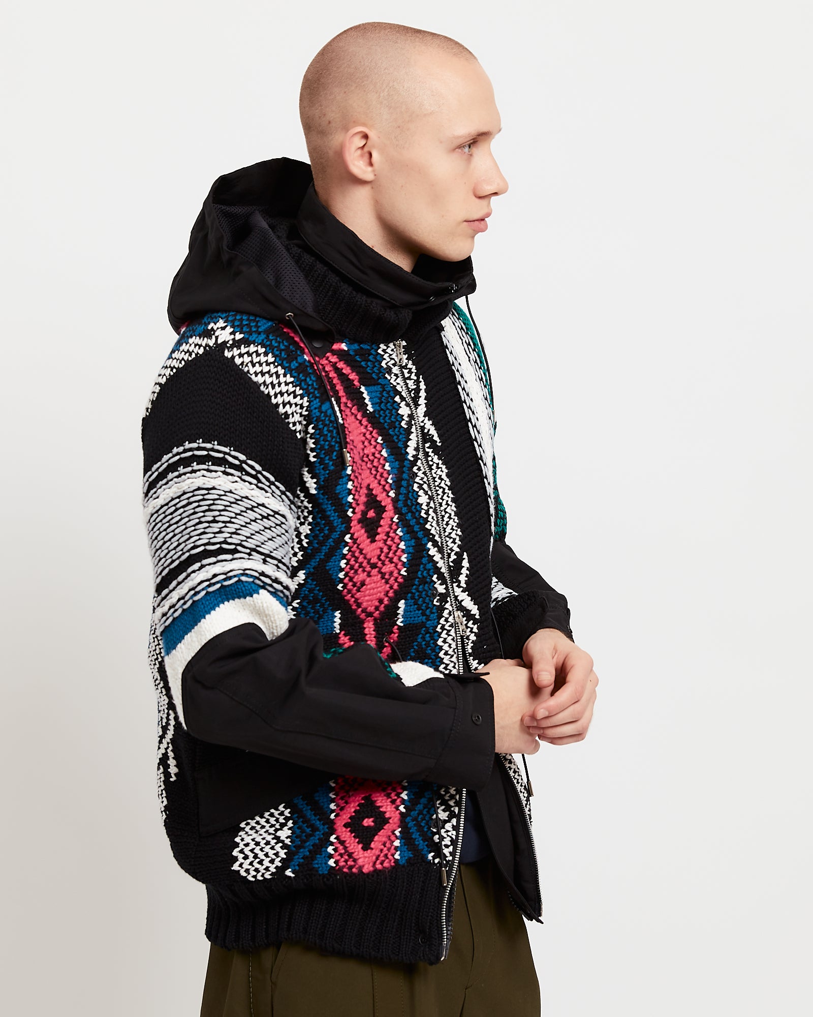 値下 2022 sacai Rug JacquardBlouson yrh.fi