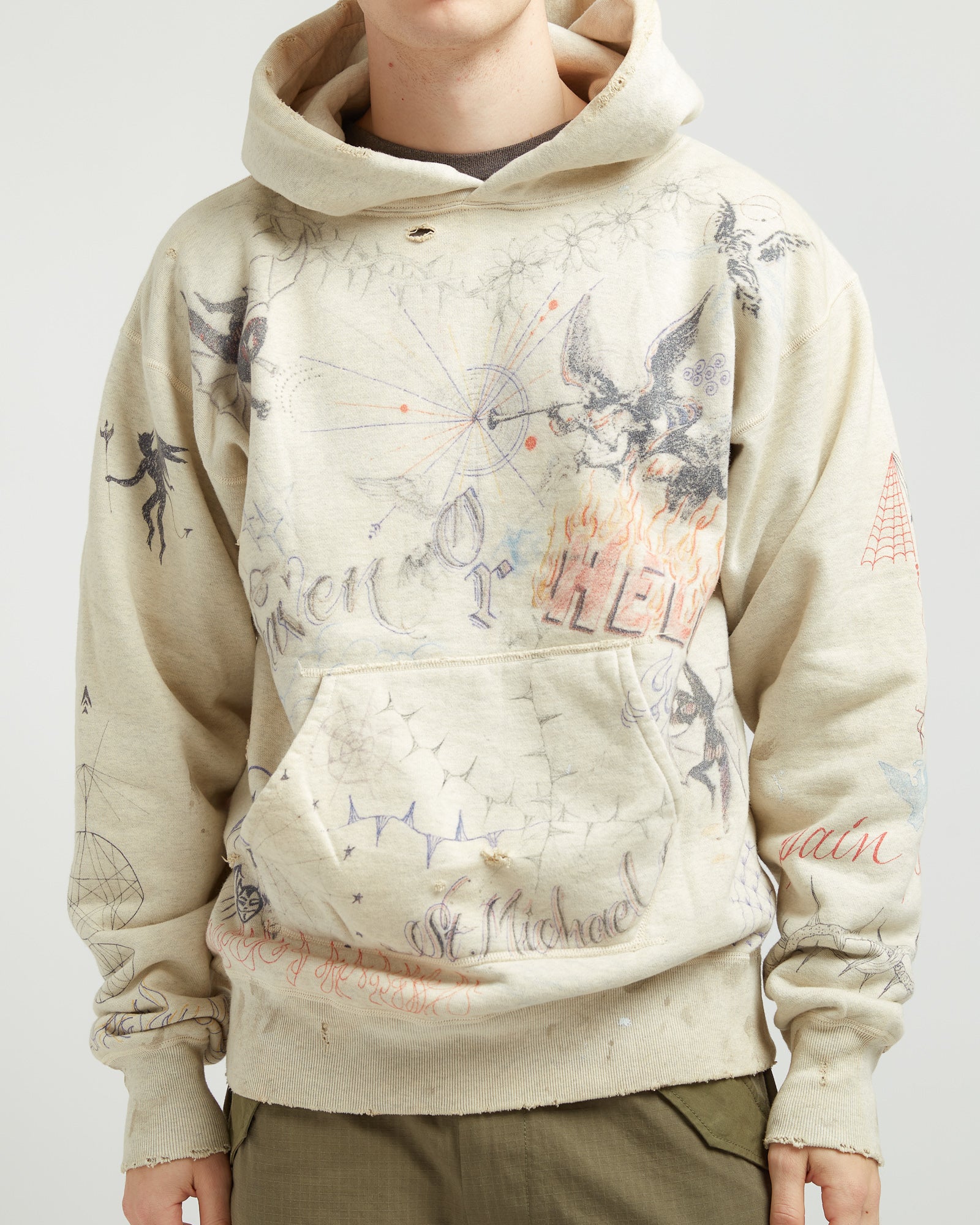 お買い得！】 SAINT MICHAEL 21AW HOODIE DR.WOO セントマイケルの通販