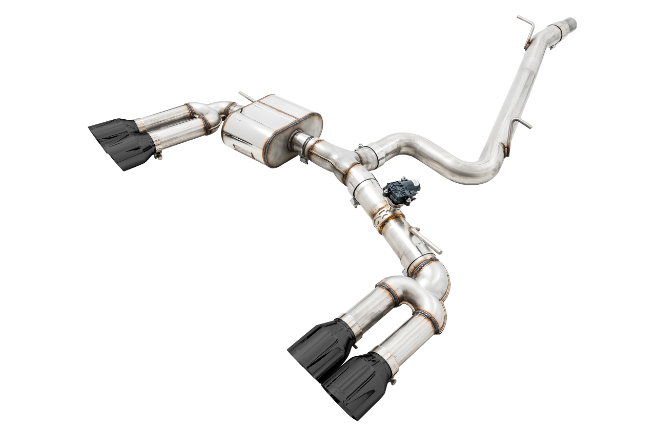 AWE SwitchPath™ Exhaust for Audi 8V S3 - Diamond Black Tips, 102mm (3025-43072)