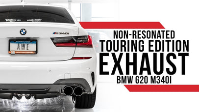 AWE Non-Res Touring Edition Exhaust for the BMW G20 M340i [stock DP]