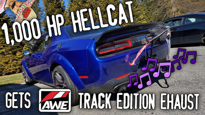 1,000HP Hellcat Gets An AWE Track Edition Exhaust via HHP
