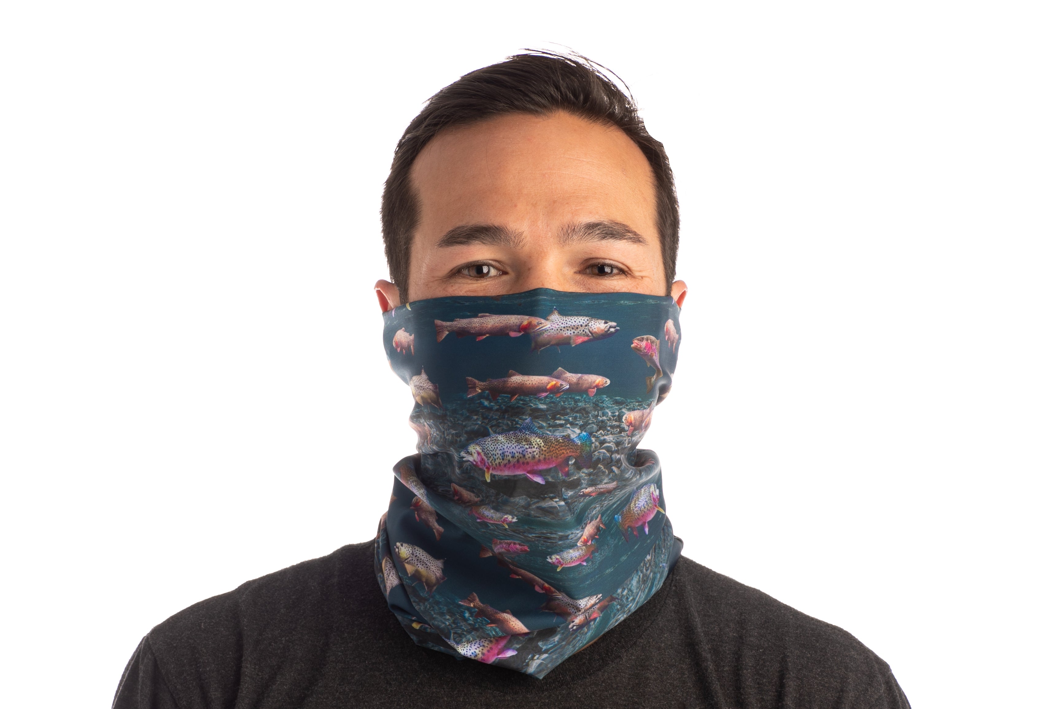 Neck Gaiter- Trout Print