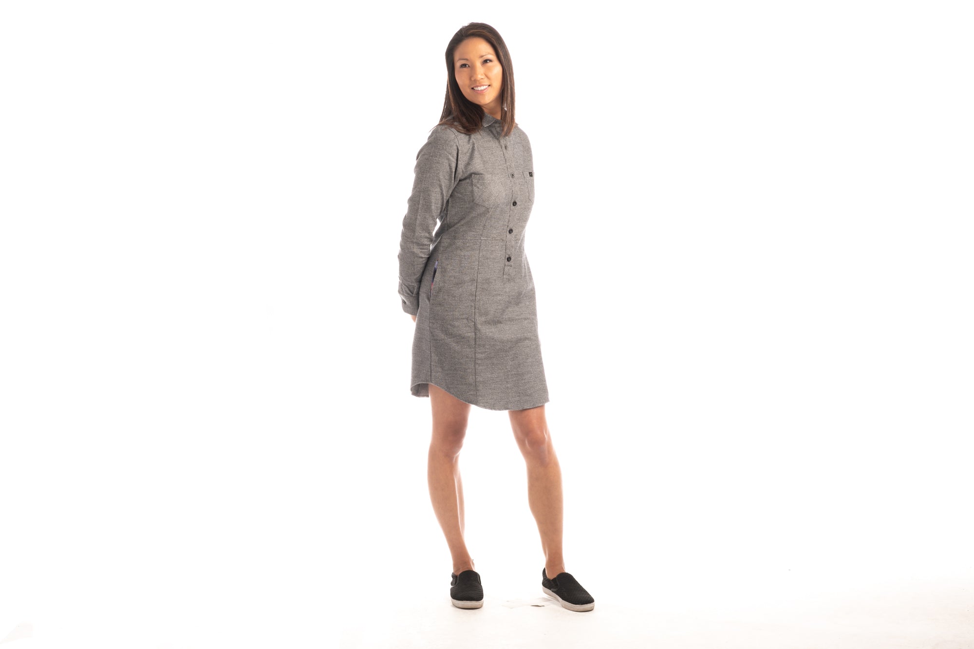 Women's Ponderosa Dress - RP Charcoal Heather Grey