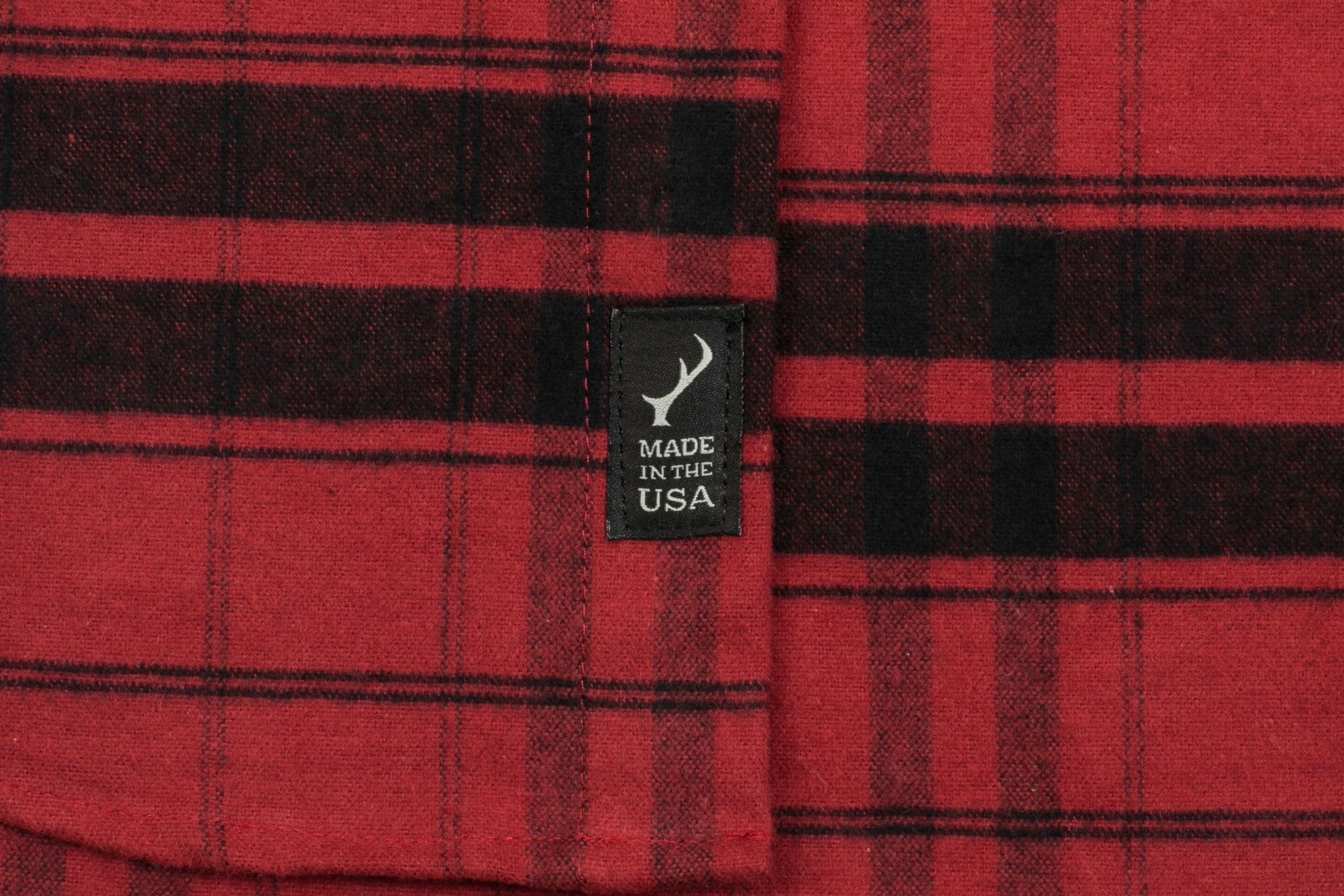 Men's Hemlock Rugged Flannel Overshirt - Timber Red