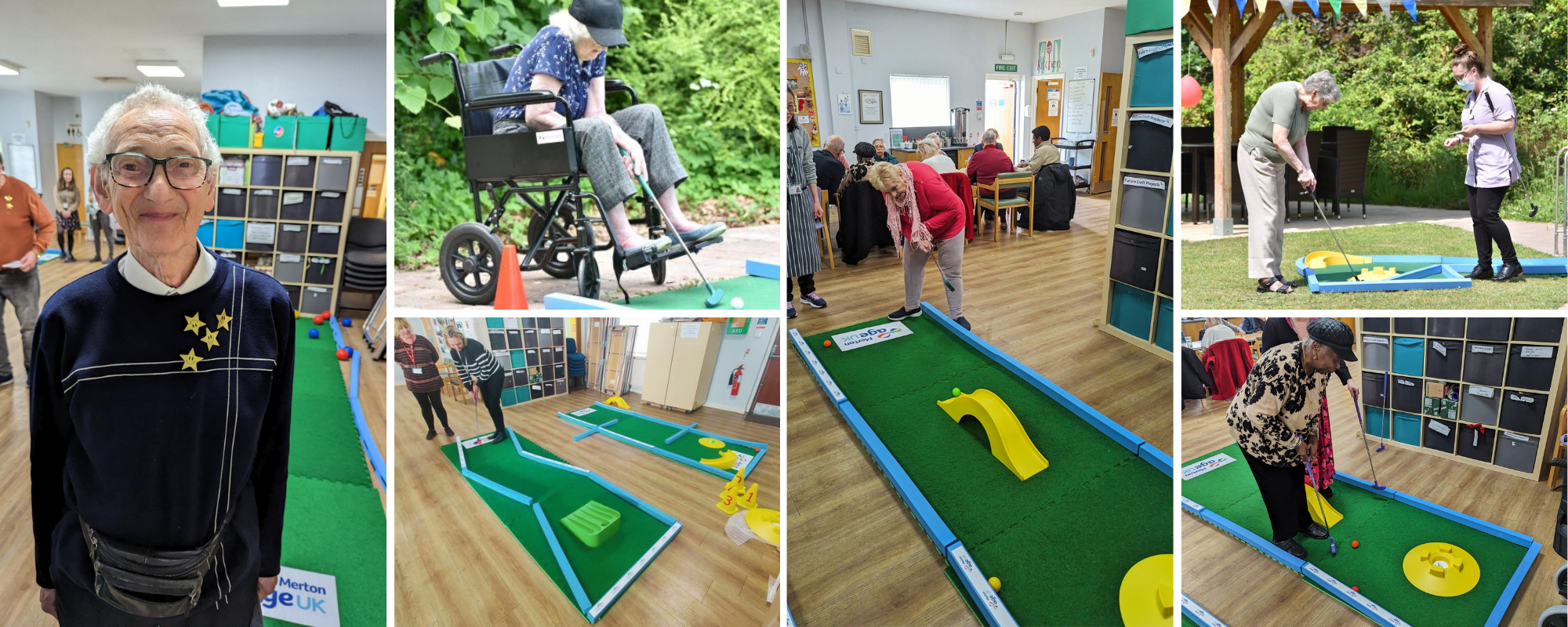 Mini golf for care homes