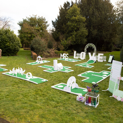 Platinum Wedding Mini Golf Hire Package