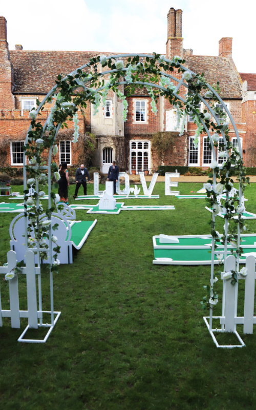 Wedding Mini Golf Hire Upgrade package