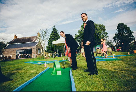 wedding crazy golf hire