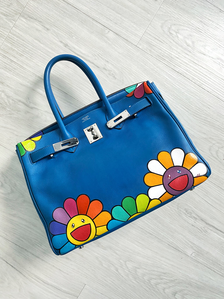 Painting on a Luxury Leather Handbag 