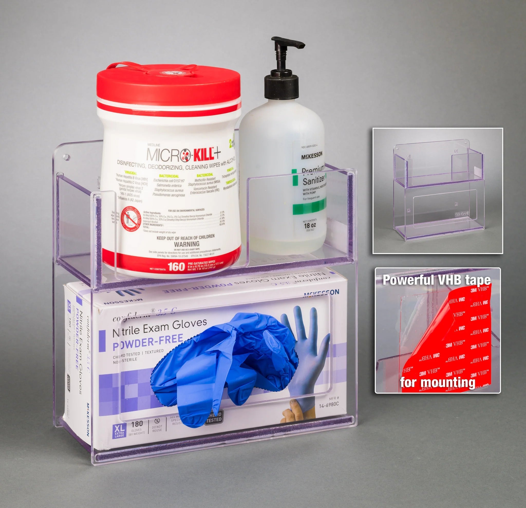 Glove Box Holder With Bin (VHB TAPE)