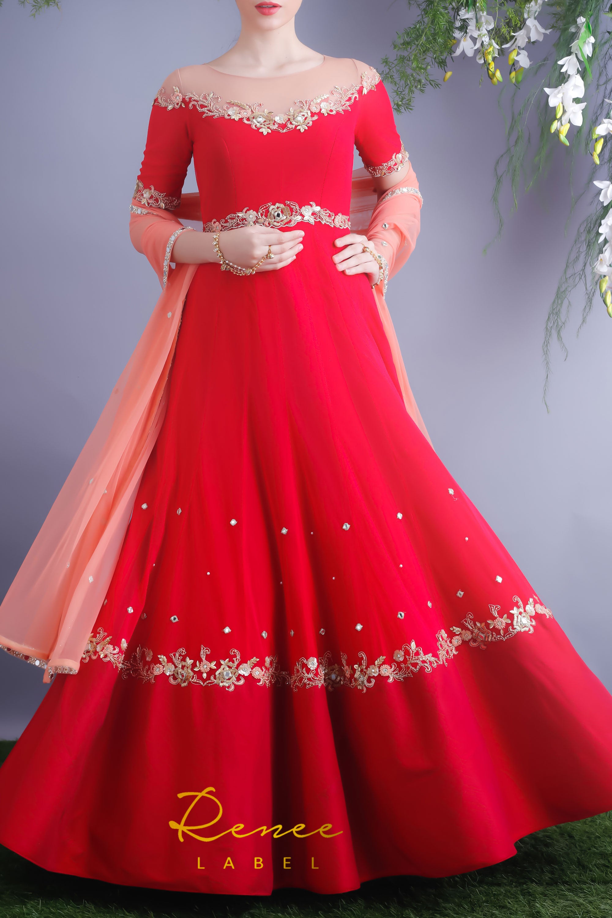 rose anarkali