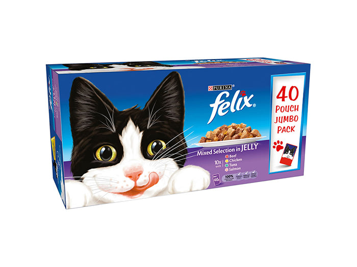 Felix As Good As It looks JUMBO Mixed Selection - 40 pouches –