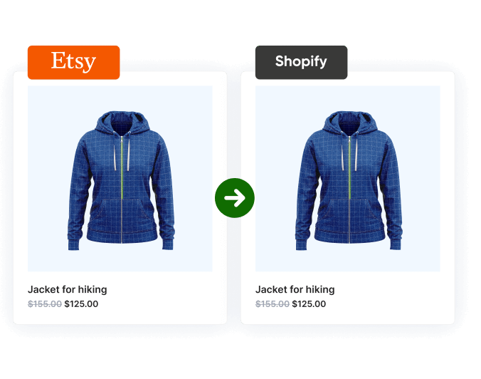 Etsy to Shopify Import app - Easy Import