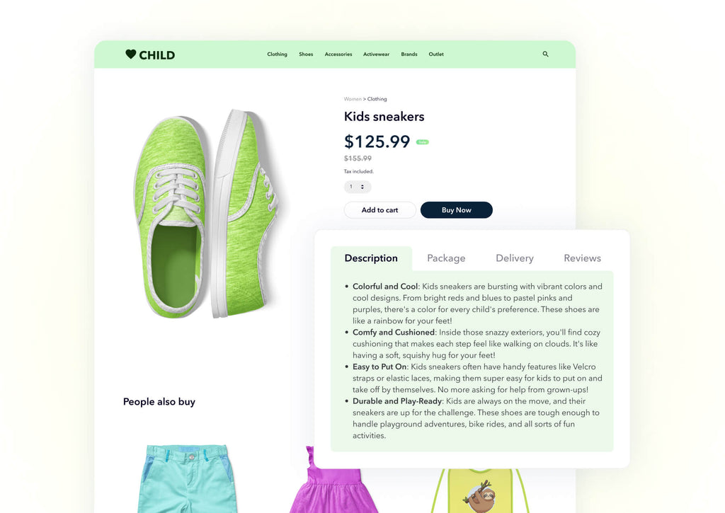 How to add tabs to the Shopify product page