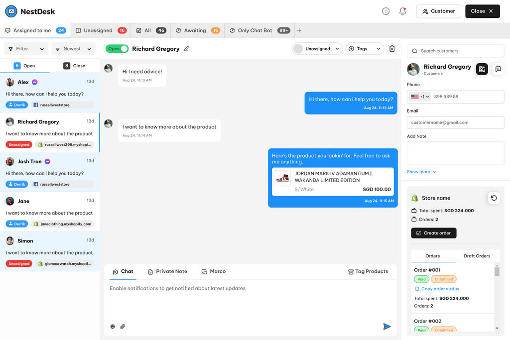 NestDesk-Live-Chat