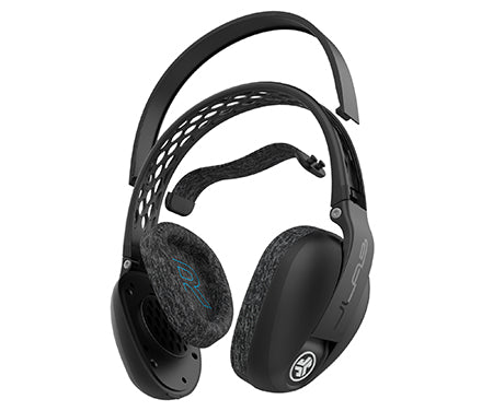 Adjustable Tension Headbands of Black Flex Sport Wireless Bluetooth Headphones