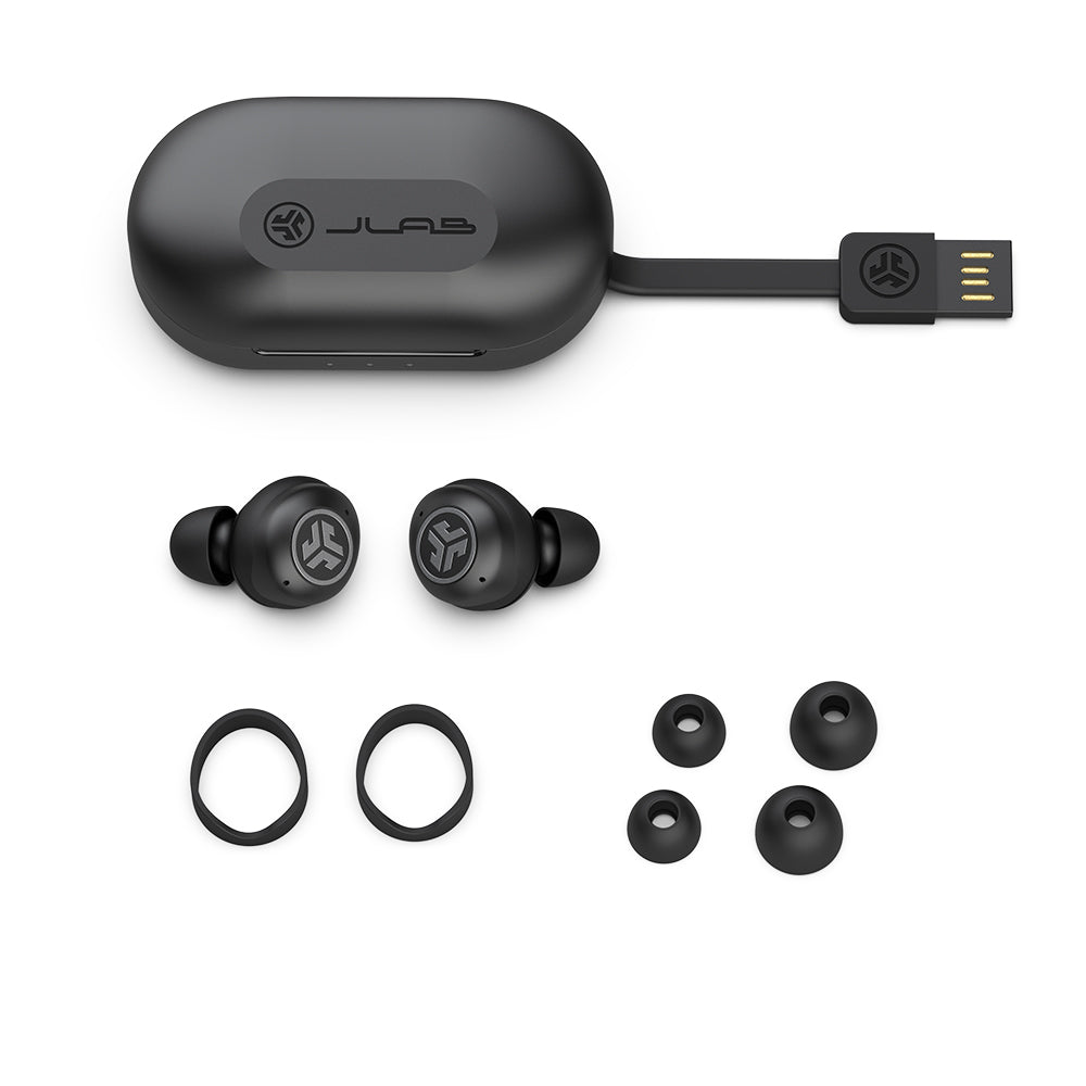 Auriculares inalámbricos JBuds Air Pro True con accesorios