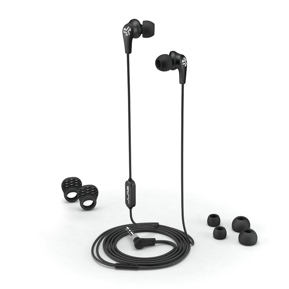 JBuds Pro Signature Earbuds with accessories