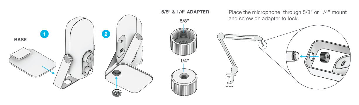 How to assemble your Talk GO Microphone