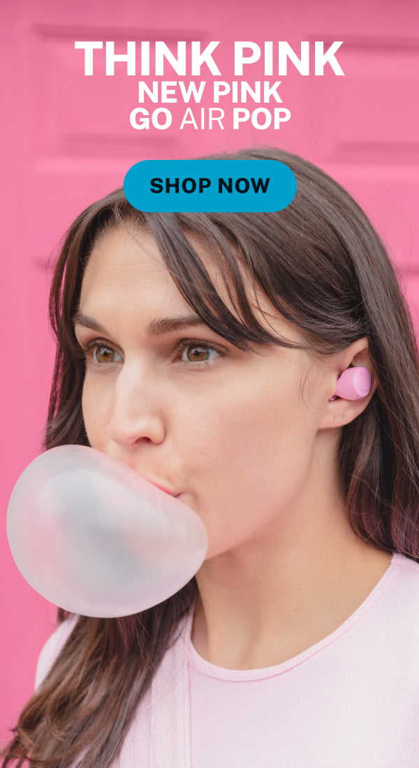 Shop the new Pink Go Air Pops from JLab.