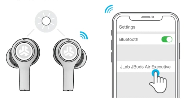 Select Device Name in your device's Bluetooth menu settings to connect.