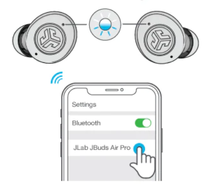 Select Device Name in your device's Bluetooth menu settings to connect.