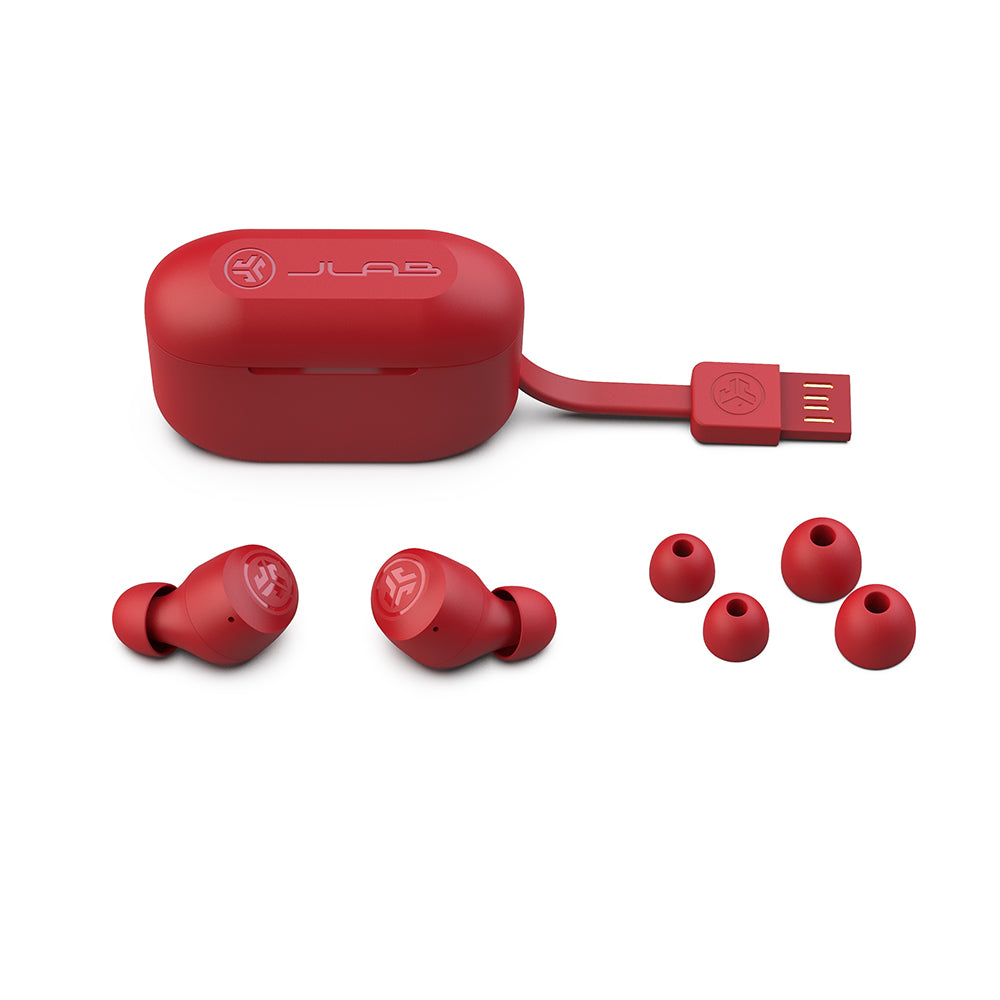 wireless earbuds red